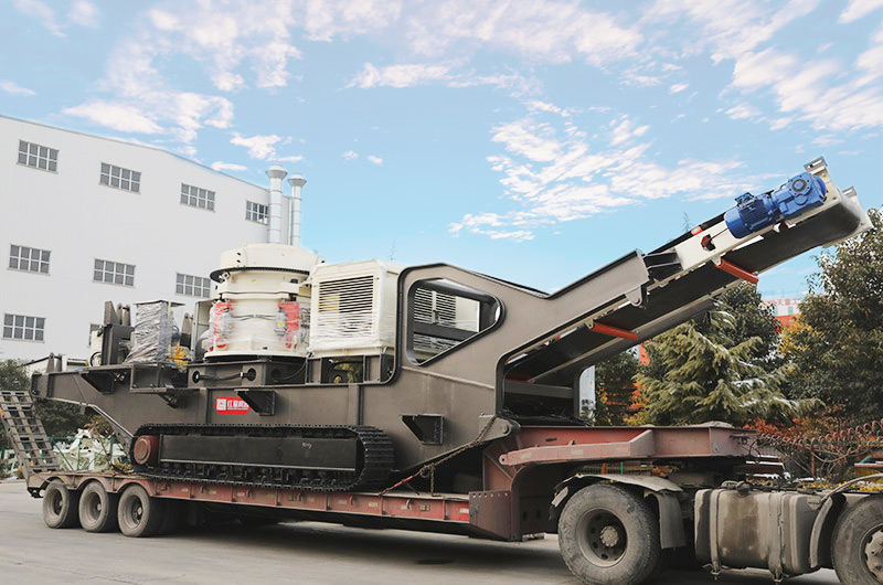 河南時產200噸移動碎石機價格實惠，發貨快