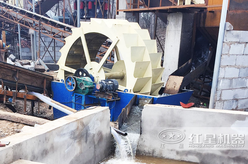 輪式洗砂機(jī)生產(chǎn)現(xiàn)場(chǎng)圖