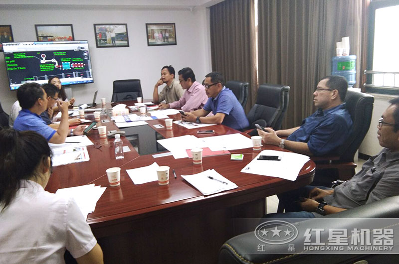 客戶來廠考察，制定生產方案